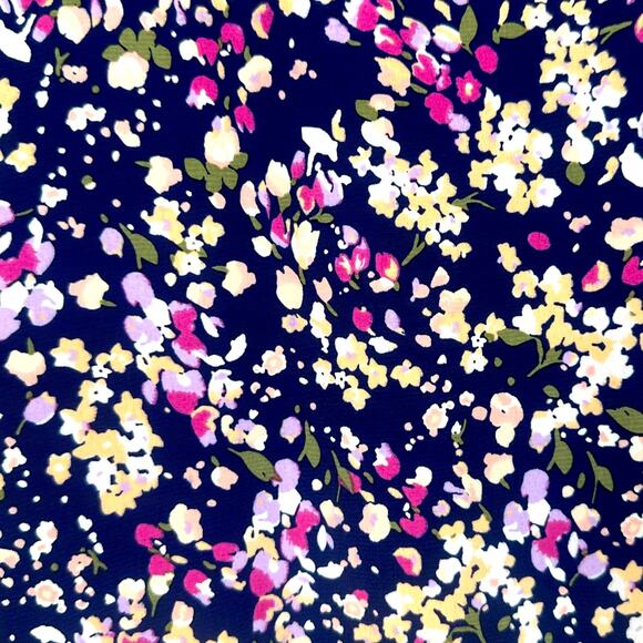 Sanctuary Stitch Fix Johanna Wrap Dress Size 2X NWT Navy Pink Multi Floral Print - Picture 11 of 12